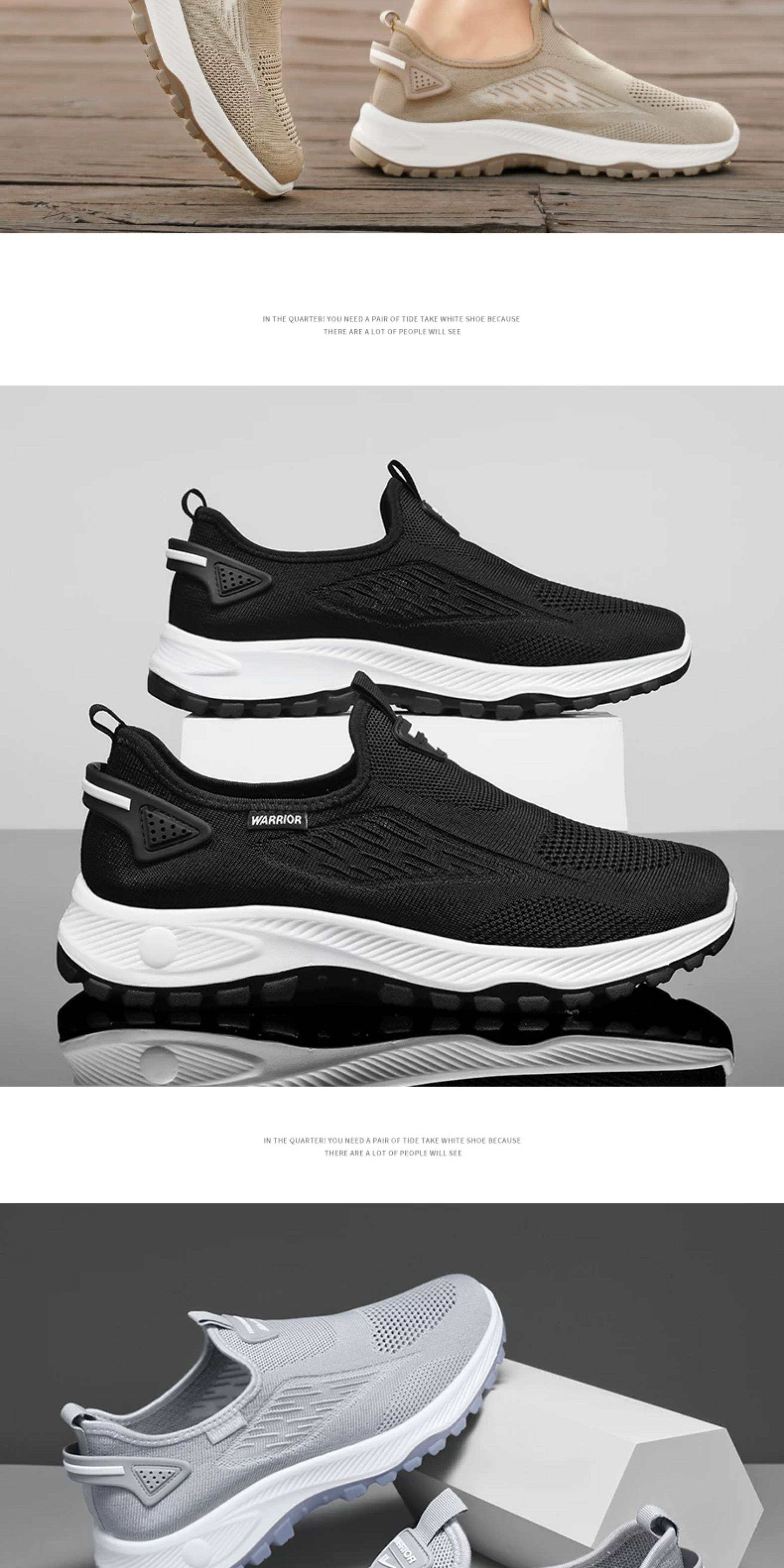 Men's Breathable Mesh Walking Shoes Old Beijing Style Summer_voghion.com