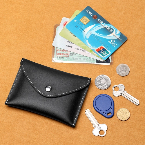 Картхолдер, кошелек, небольшая сумка подходит для мужчин и женщин, маленькие монеты для водительских прав, из натуральной кожи
