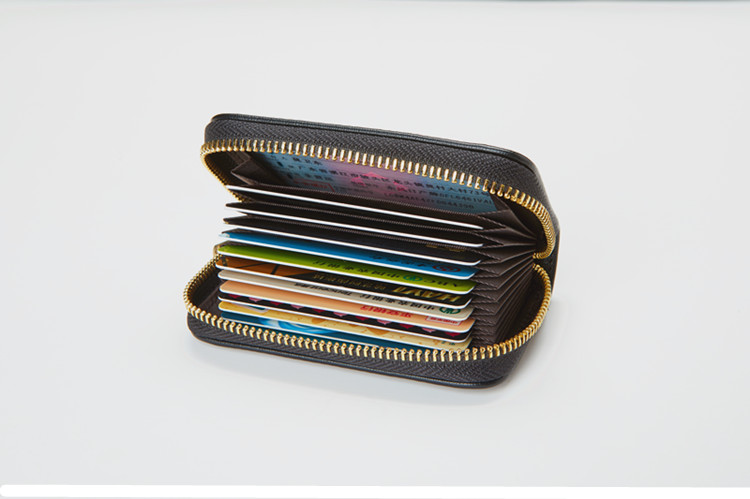 Phiên bản tiếng Hàn của túi khóa kéo nhỏ dành cho nữ Thẻ chủ thẻ accordion dành cho nữ ví đựng thẻ cho nữ