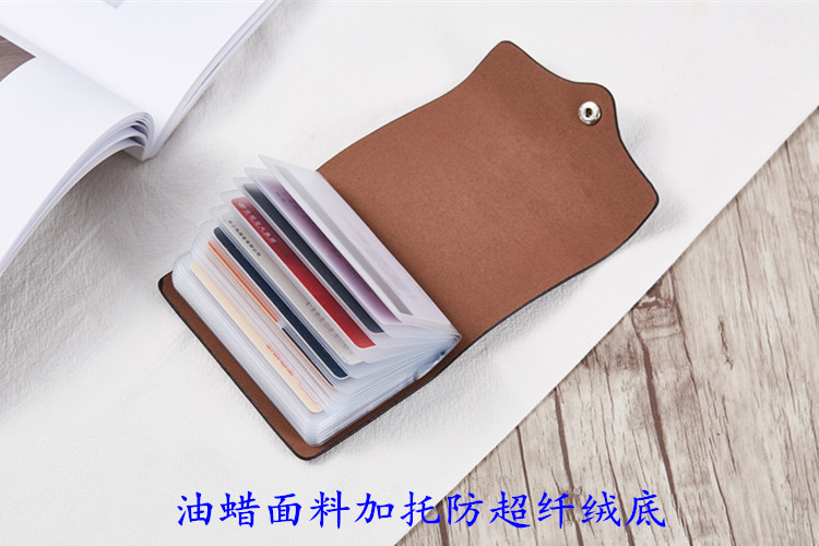 Mới chống khử từ Túi xách tay đơn giản Túi đựng thẻ mini nam và nữ Vị trí nhiều thẻ 20 vị trí thẻ tùy chỉnh bóp lv