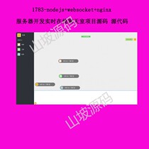 1783-nodejs websocket nginx服务器开发实时在线聊天室项目源码