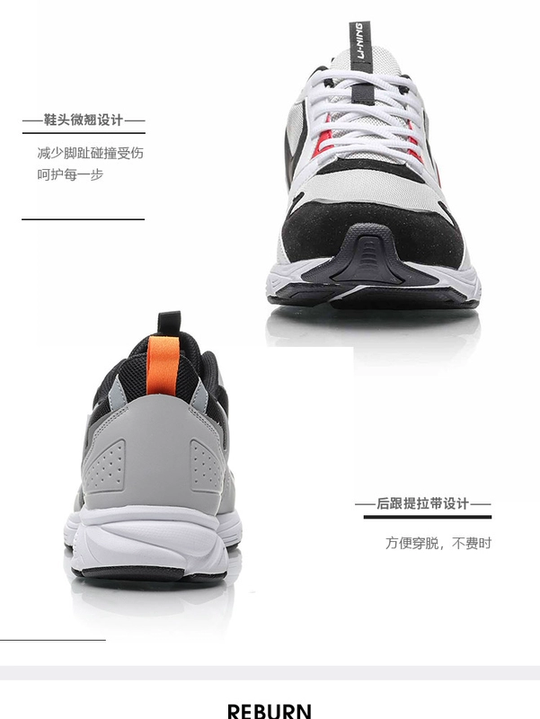 Giày chạy bộ Li Ning Giày nữ 2019 mới giảm xóc giày chạy bộ giúp giày thể thao ARHP272 - Giày chạy bộ