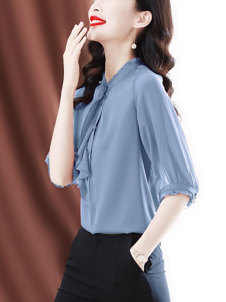 Silk top, summer elite shirt, 2023 collection, suitable for import Silk top, summer elite shirt, 2023 collection, suitable for import