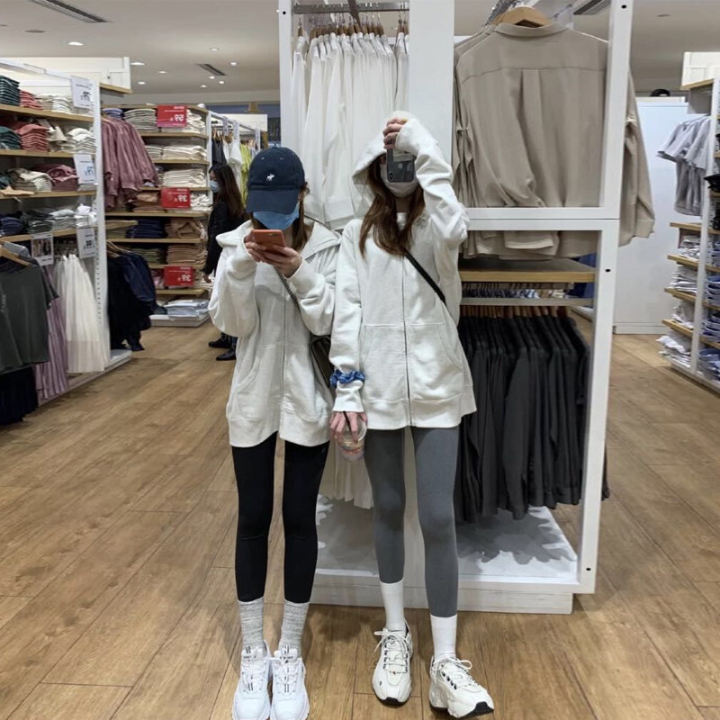 Sharkskin leggings women 2022 new autumn and winter outerwear foreign style gray tight skinny legs elastic Barbie yoga pants