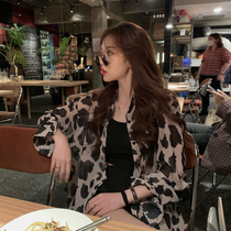 Shirt women design sense niche loose retro port flavor BAO WEN shirt coat summer thin long sleeve sunscreen women