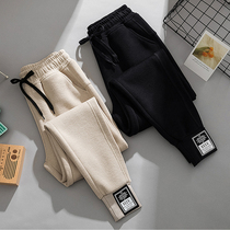 Sports Pants Women Loose Bunches Casual Pants Autumn winter New ladies pants Slim Net Red Sports Kharenwear Pants Tide