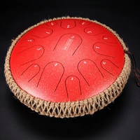 Титановая сталь 13 -дюймовая 15 звуковых пятен красный/барабанная рама