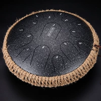 Титановая сталь 13 -вдрудочная 15 звуковых пятен черно -барабанная рама