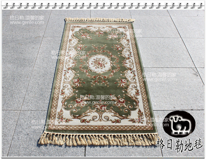 Boutique Turkish woven silk stereo statue flower room tea beds side corridor floating window carpet Korean decorative blanket