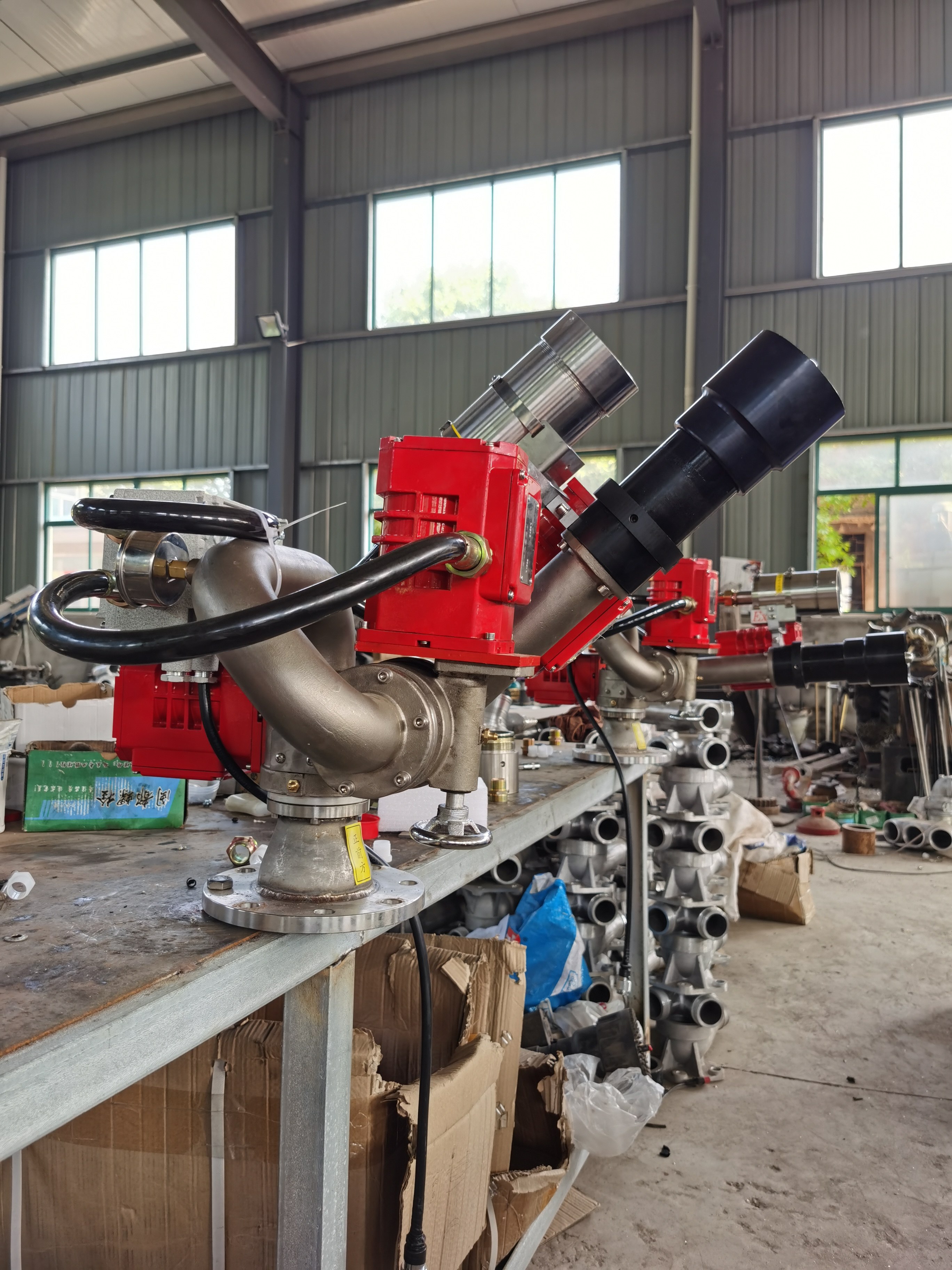 Explosion-proof PSKD30-50BG stainless steel fixed electric control water cannon remote control remote control 30 40 50