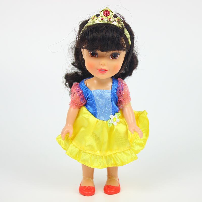 Chính hãng số lượng lớn nhỏ disney salon búp bê Aisha anna công chúa trang phục phụ kiện giày 16cm búp bê búp bê trẻ em