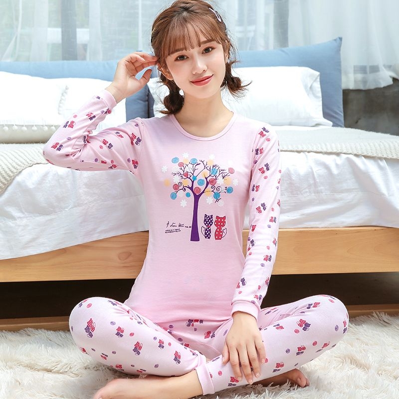 . Thu cô gái con trai quần áo cotton mùa thu mùa thu quần thiết lập cơ sở học sinh trung học trẻ bông áo len lót cao.