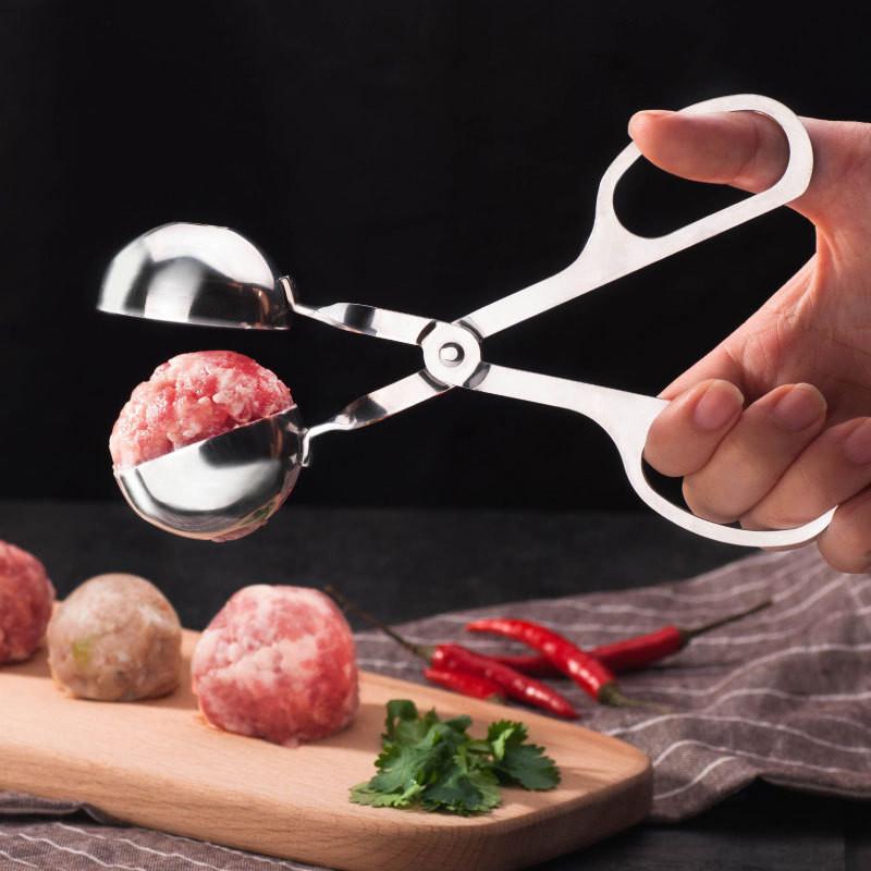 304 Stainless Steel Meatballs Maker Meal MOULD to make fish balls Divine Instrumental Kitchen Fried Balls for Home Tools