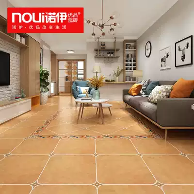 American retro rounded brick 500x500 pastoral living room dining room balcony floor tile non-slip anti-damp antique brick
