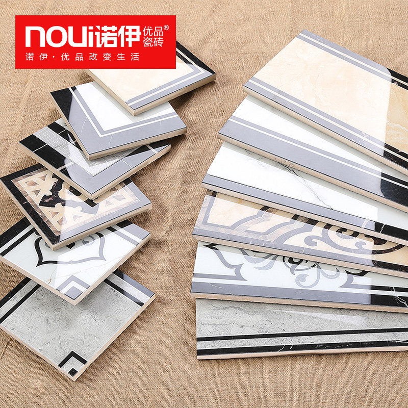 Waveguide wire tiles Living room Floor Tiles Parquet Crystal-polo line Modern minimalist Aisle Skirting 150x800
