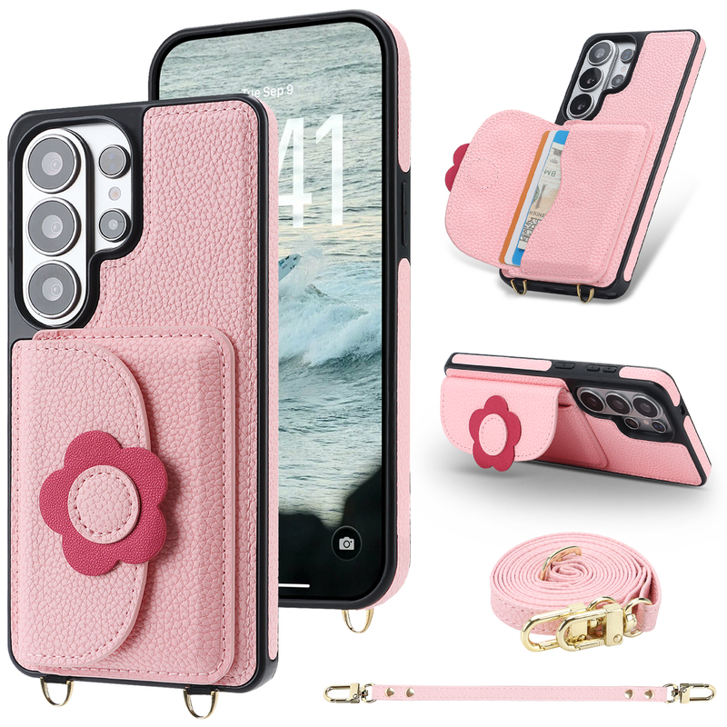 Samsung S26Ultra Card Holder Integrated Case Suitable for Samsung S26 Phone Case with Crossbody Strap, Samsung S25Ultra Premium S25Fe Can Be Worn on the Back, Samsung S26Fe Can Hold Cards and Documents, New Model S24 Samsung S26Ultra Card Holder Integrated Case Suitable for Samsung S26 Phone Case with Crossbody Strap, Samsung S25Ultra Premium S25Fe Can Be Worn on the Back, Samsung S26Fe Can Hold Cards and Documents, New Model S24