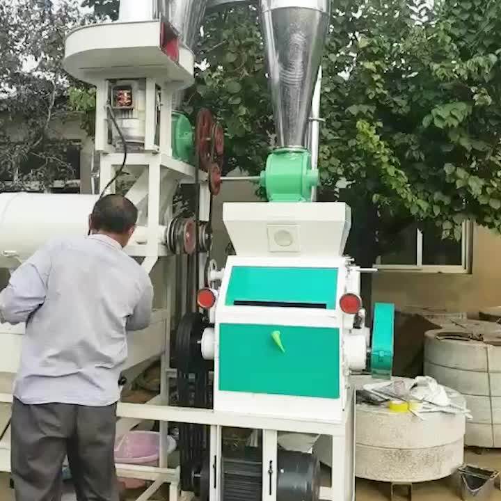 Small Scale Teff Cassava Maize Flour Milling 20ton Maezi Mill Grind