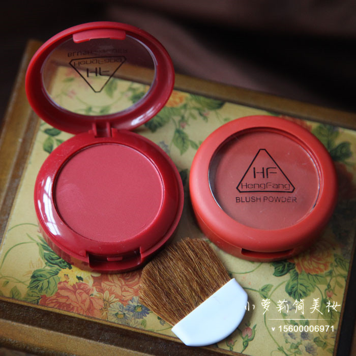 Khuôn mặt dịu dàng macaron đỏ mặt hàng loạt rouge mờ tự nhiên sửa chữa năng lực màu cam nhạt phấn má hồng the face shop