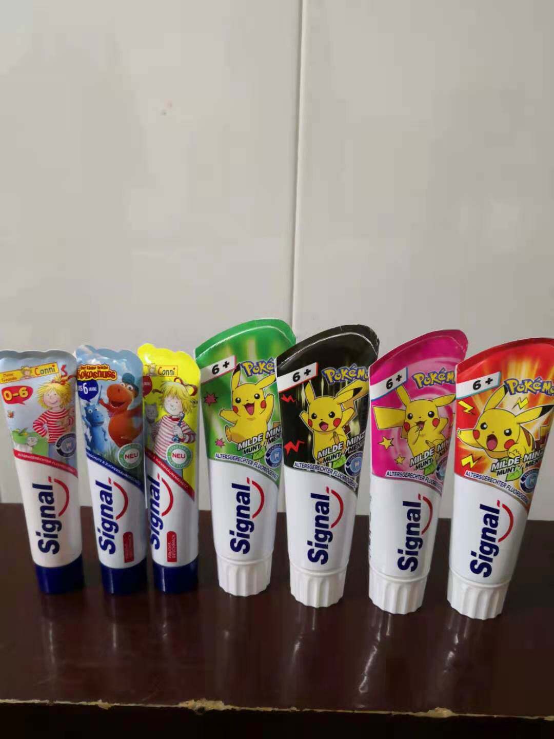 Single German Signal Jiano Children's toothpaste 0-6 years 6 years old with fluorocalcium 50ml 75ml