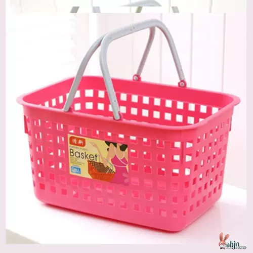 2025 Ручная корзина для супермаркетов Корзина для покупок Синяя утолщенная большая корзина Купить 𧹒 Корзина для покупок для овощей Пластиковая рамка для фруктов