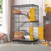 Cat Cage for Home Use, Indoor Cat Villa, Encrypted Folding Model, Large Double-Layer, Three-Layer, Four-Layer Cat House, Pet Cage