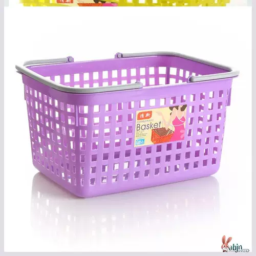 2025 Ручная корзина для супермаркетов Корзина для покупок Синяя утолщенная большая корзина Купить 𧹒 Корзина для покупок для овощей Пластиковая рамка для фруктов