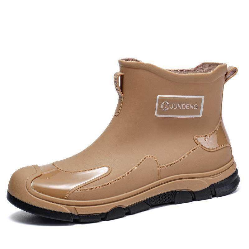 Short Rain Boots for Women, Adult Rain Boots for Rainy Days, Men's Wading Shoes, Rain Boots for Both Sunny and Rainy Days, Fashionable Waterproof Shoes