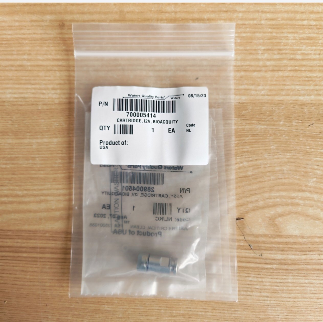 可票 Waters单向阀700005414沃特世 i2v  BioACQUITY 原装全新