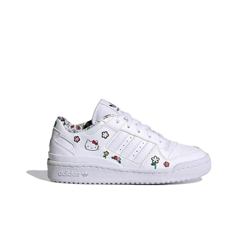 Forum 84 Женские кроссовки Hello Kitty Katie Cat White Powder Purple Casual Sneaker Ig0301