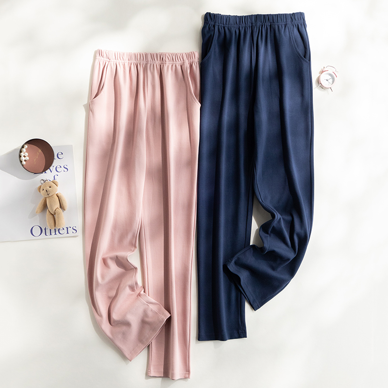 Women's Pajamas Spring and Autumn Cotton Trousers Loose Mosquito Pants Large Size Cotton Autumn/Winter Home Pants Home Pants