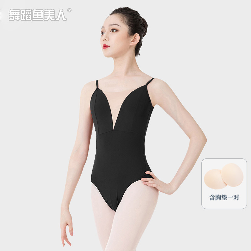 Dance fish mermaid ballet clothing adult sling practice gymnastics clothing female body yoga jumpsuit 5128
