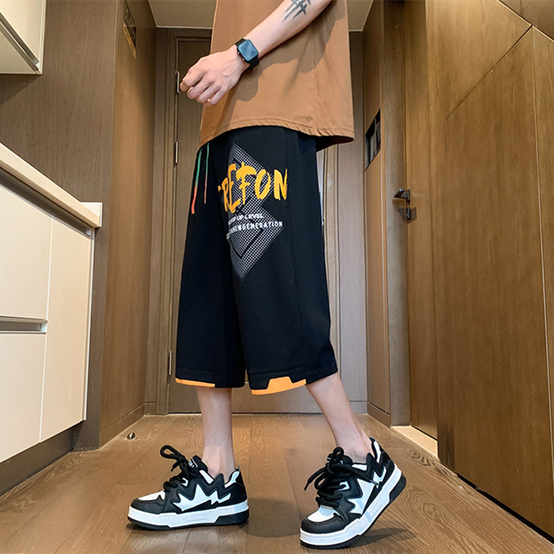 Teen Boys' Summer Trendy and Stylish Casual Loose Sports Shorts Above the Knee for Middle and High School Students Teen Boys' Summer Trendy and Stylish Casual Loose Sports Shorts Above the Knee for Middle and High School Students