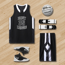 Basketball suit mens customized new retro blue ball game team uniform jersey custom Drew League Reaper series