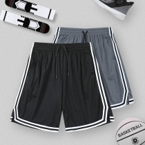 Basketball shorts mens sports knee training five-point pants running fitness quick-drying breathable elite simple style series