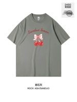 [модель из 100% хлопка] серый камень