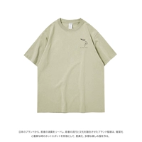 [Короткий рукав] Зеленый бумажный самолетик Camel