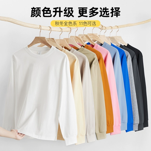 Хлопковый осенний лонгслив, свитшот, оверсайз