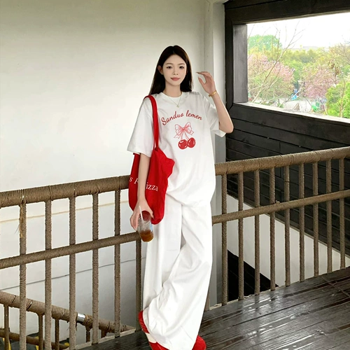 Белая хлопковая сексуальная футболка, оверсайз