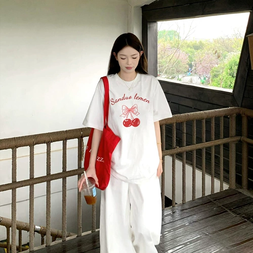 Белая хлопковая сексуальная футболка, оверсайз