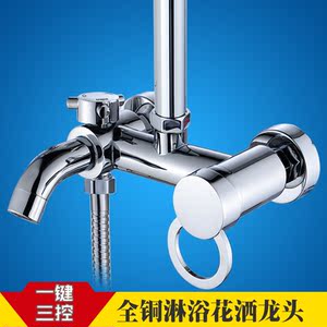 卫生间双孔三孔面盆冷热水龙头纯铜全铜水龙头