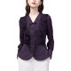 Shirt women's long-sleeved tops with a sense of design buckle retro national style tassel shirt temperament 2023 spring new chic