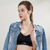 No trace sports underwear women without steel ring one-piece running sleep bra small breasts gather to collect auxiliary milk thickening bra