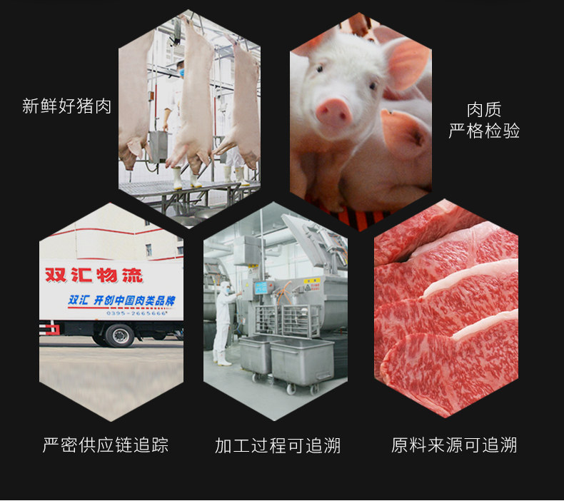 双汇 哥本哈根火腿片 150g*6袋 不含淀粉 图3