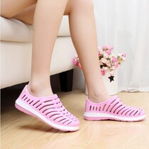 2016 Flat Birds Nest Couples Baotou hole shoes for men and women summer non-slip sandals indoor slippers casual garden shoes