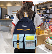 Korean version of the ancient sense of the school bag Campus super fire shoulder bag Student fashion wild ins large capacity backpack