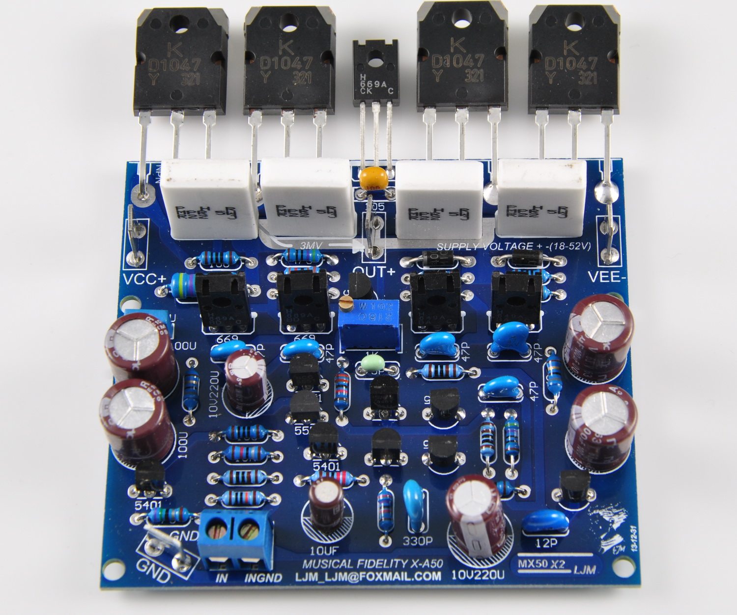 MX50 SE 100W+100W 2SA1941 2SC5198 Amplifier kit | eBay