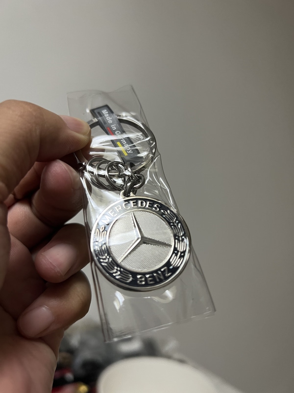 Mercedes-Benz Blue Stuttgart Alloy Keychain German Original Keychain Mercedes-Benz Blue Stuttgart Alloy Keychain German Original Keychain