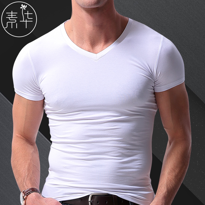 tight sleeve t shirts mens