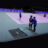 Это, как и TP-035, теннисные корты баскетбол по полю для удаления алюминиевого сплава стадион очиститель сплава