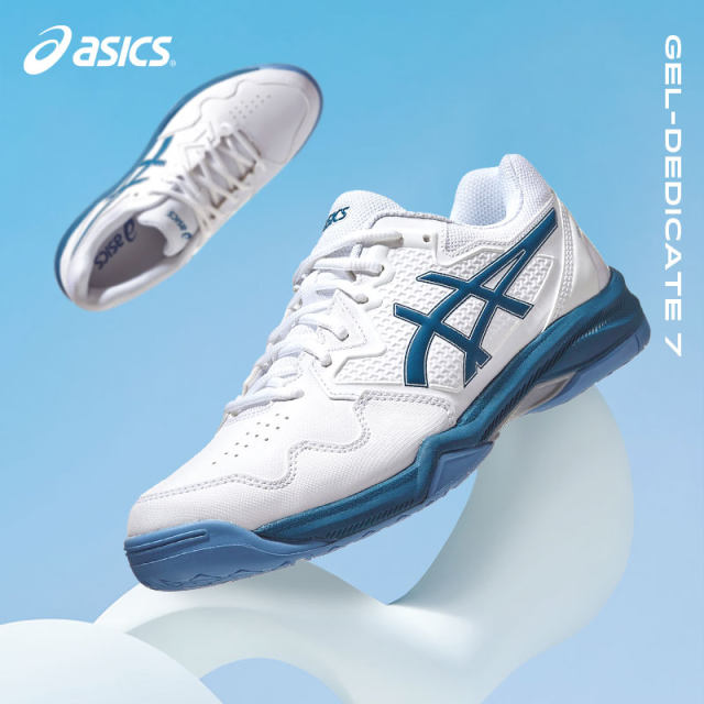 ເກີບ tennis Asics ສໍາລັບຜູ້ຊາຍແລະແມ່ຍິງ Game9Dedicate8 ເກີບ volleyball ມືອາຊີບທີ່ທົນທານຕໍ່ສວມໃສ່ເກີບ badminton